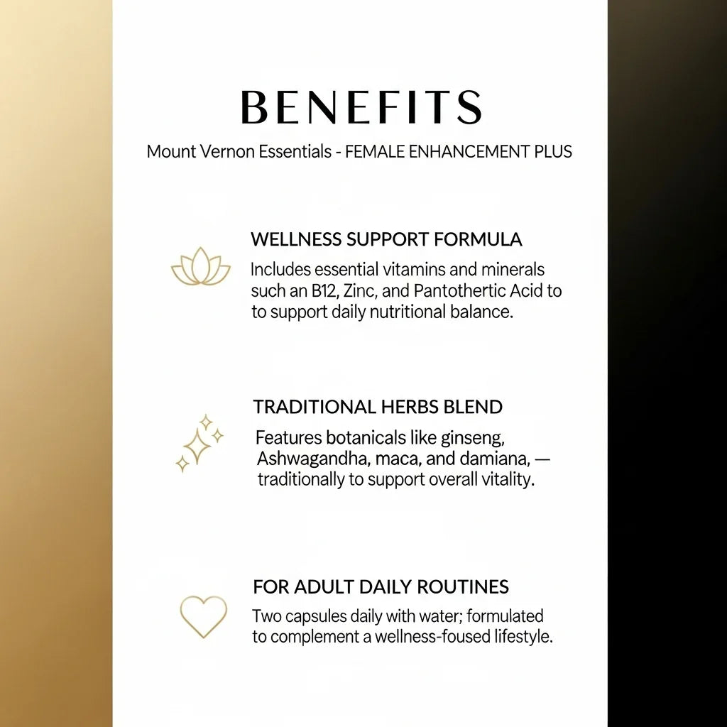 Female Enhancement Plus – 60 Capsules
